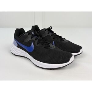 Nike Revolution 6 Next Nature Black Lapis Blue Women's Running Shoes Size 8.5